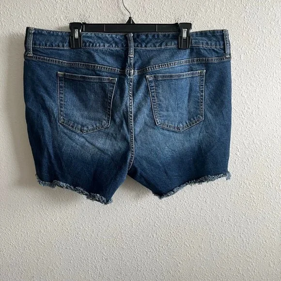 Torrid Women's Dark Wash Stretch Short Shorts Size 20 Style 10305902 - Picture 7 of 9